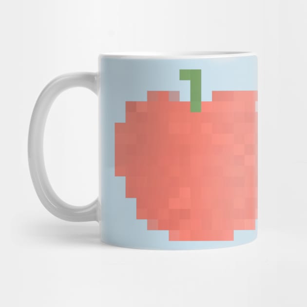 Red Apple Pixel Art by christinegames